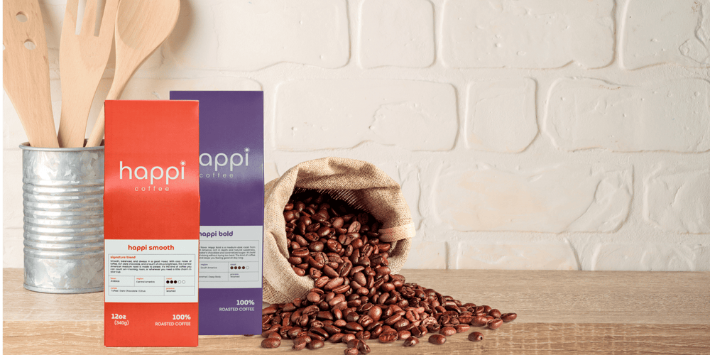 fresh-roasted whole-fresh roasted whole coffee beans on red background