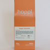 Front view of 12 oz bag of happi colombia light roast coffee – available in whole bean or ground