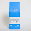 Front view of 12 oz bag of Happi Smooth. Best Medium Roast Coffee Beans with Cozy Sweetness & Balanced Flavor, Available Ground or Whole Bean