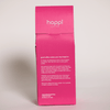 Back view of 12 oz bag of happi guatemala light roast coffee – available in whole bean or ground