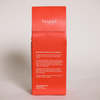 Back view of 12 oz bag of Happi Smooth. Best Medium Roast Coffee Beans with Cozy Sweetness & Balanced Flavor, Available Ground or Whole Bean